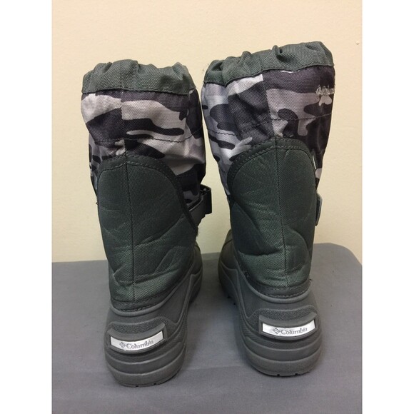 Columbia Kids Camouflage gray/purple Winter Boots,  size 3 - Picture 7 of 11